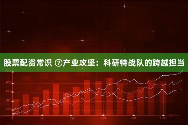 股票配资常识 ⑦产业攻坚：科研特战队的跨越担当